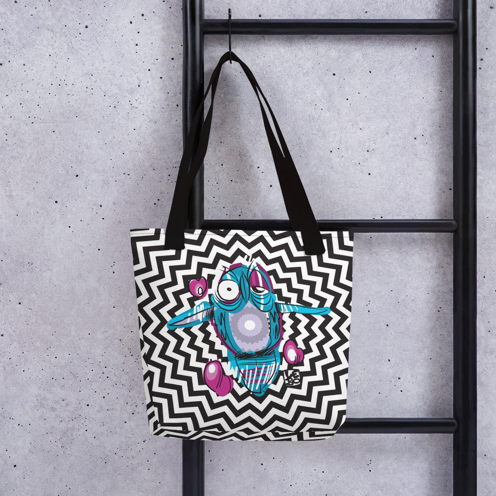 Spiraling Owl (V3) – Lebo Tote bag